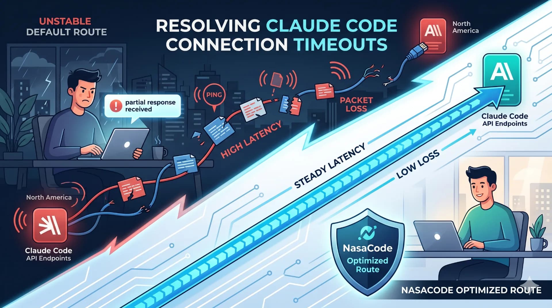 Why Claude Code Times Out (and How to Fix the Route) - NasaCode